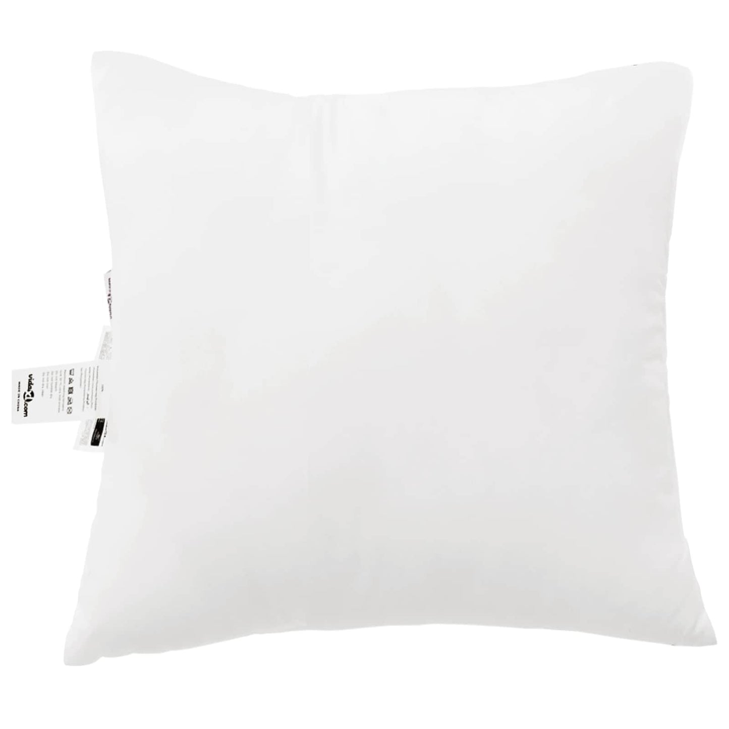 vidaXL Πάπλωμα με μαξιλάρι 2 pcs Λευκό 140 x 220 cm Μικροΐνες