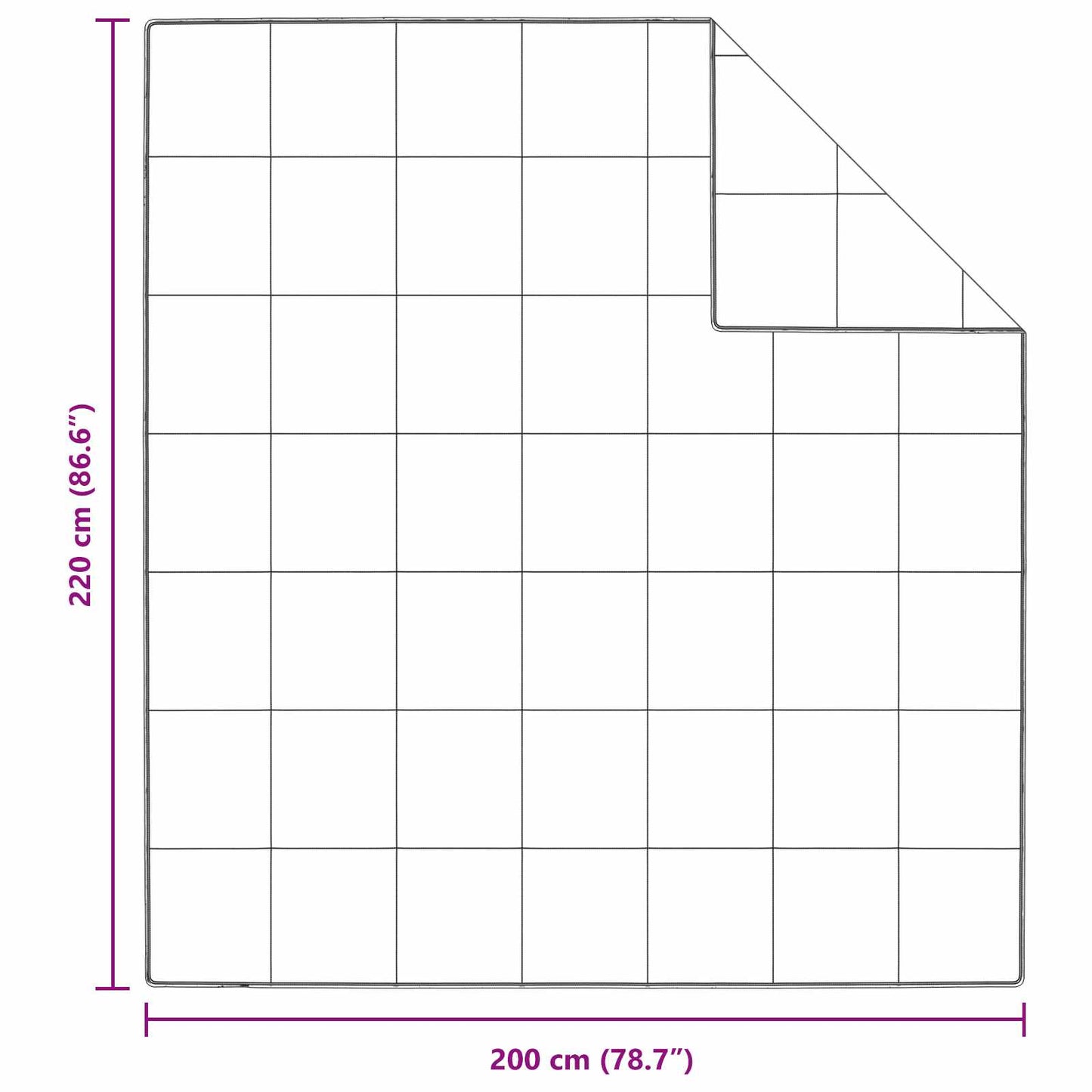 vidaXL Σετ Παπλωμάτων με μαξιλάρι 3 pcs Λευκό Φτέρος