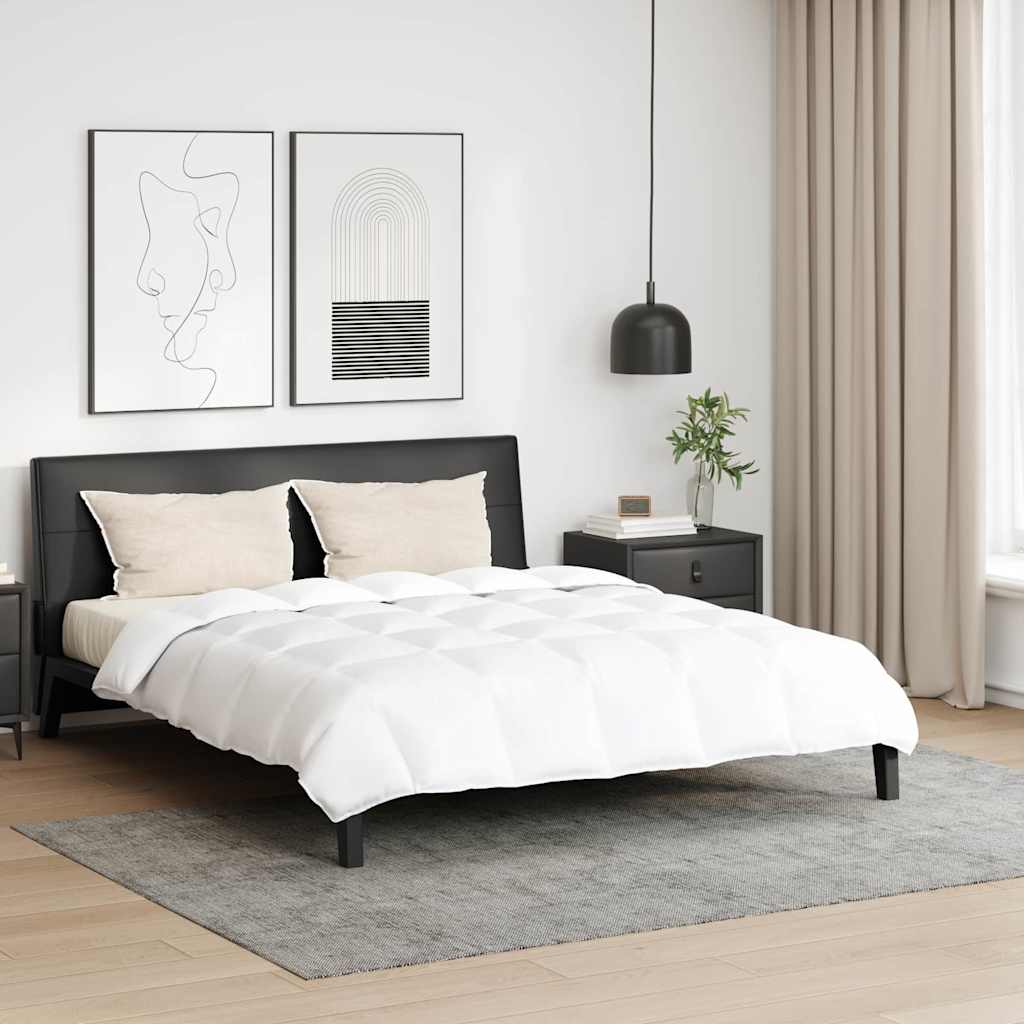 vidaXL Πάπλωμα Άλλο 3 pcs Λευκό 240 x 200 cm Πούπουλο