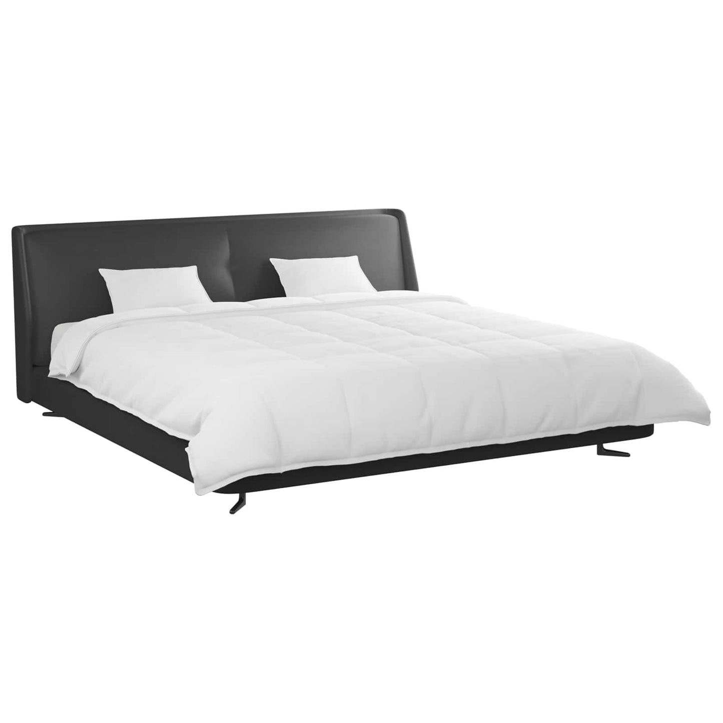 vidaXL Σετ Παπλωμάτων με μαξιλάρι 3 pcs Λευκό Φτέρος