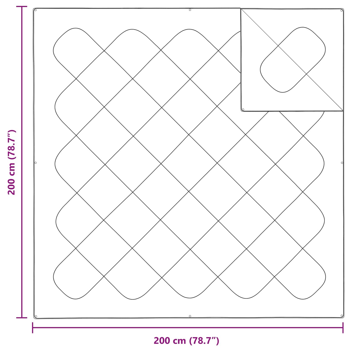 vidaXL Πάπλωμα με μαξιλάρι 3 pcs Λευκό Μικροΐνες