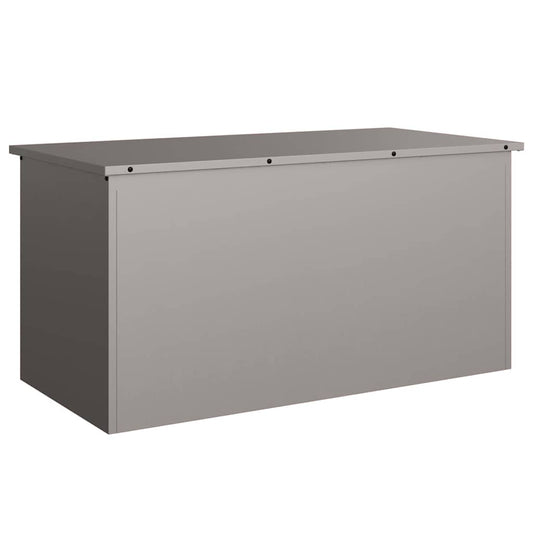 vidaXL Κουτί αποθήκευσης εξωτερικών χώρων Σκ rusty 100 x 50,5 x 50 εκ.