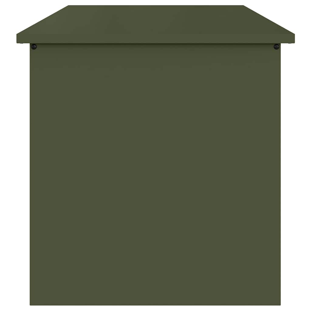 vidaXL Κουτί αποθήκευσης εξωτερικών χώρων με αποθήκευση Ελιά Πράσινη