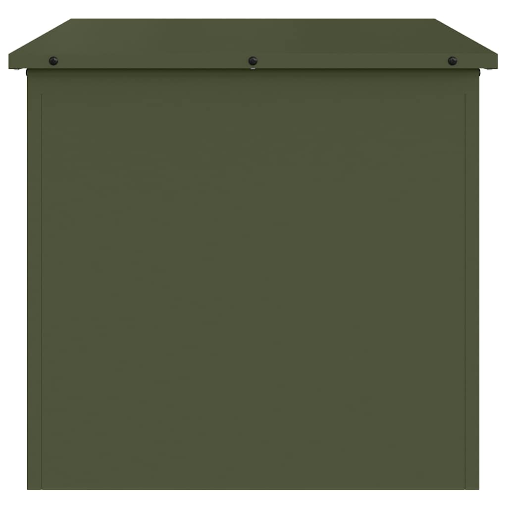 vidaXL Κουτί αποθήκευσης εξωτερικών χώρων με αποθήκευση Ελιά Πράσινη