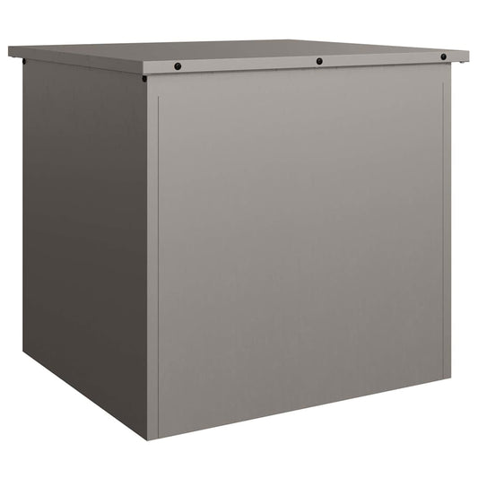 vidaXL Κουτί αποθήκευσης εξωτερικών χώρων Σκ rusty 55 x 50,5 x 50 εκ.