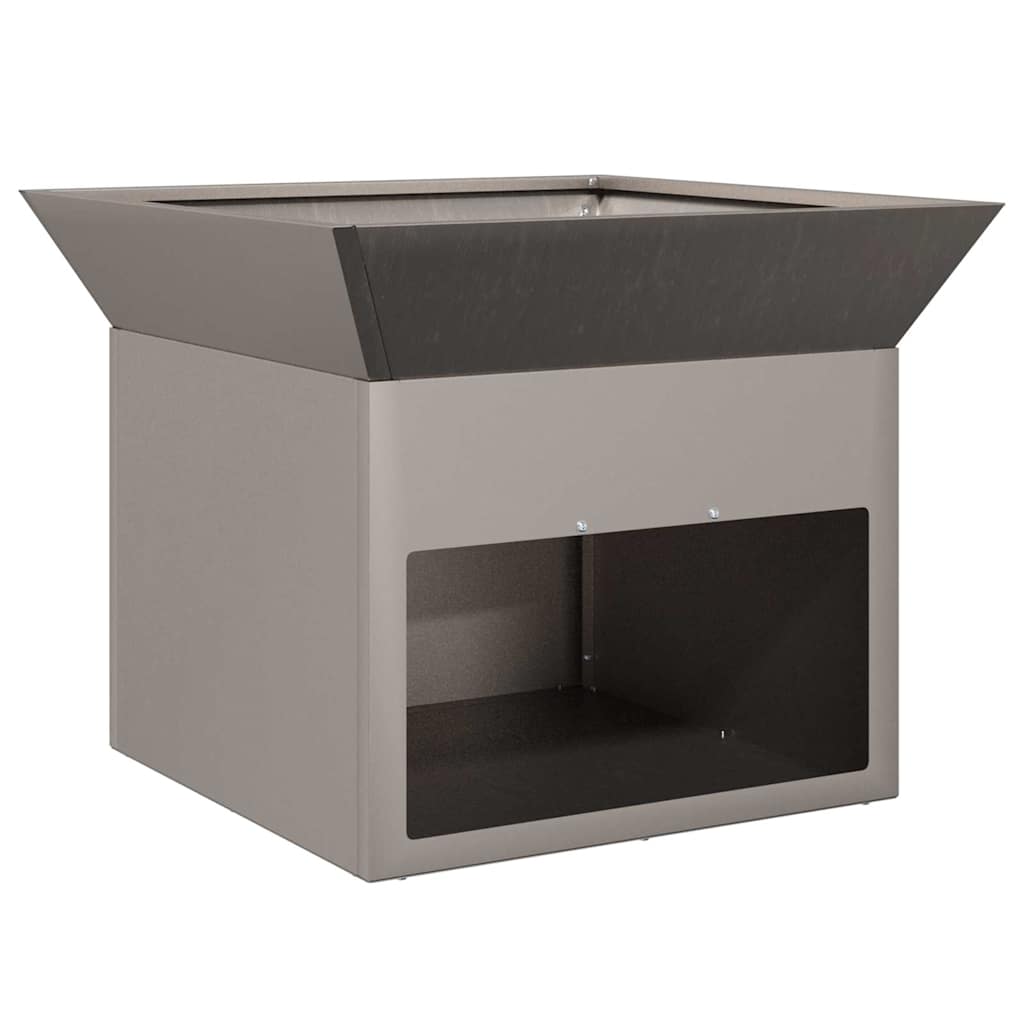 vidaXL Φωτιά Σκ rusty 50 x 50 x 40 cm Ατσάλι σκληρυθέν στον αέρα