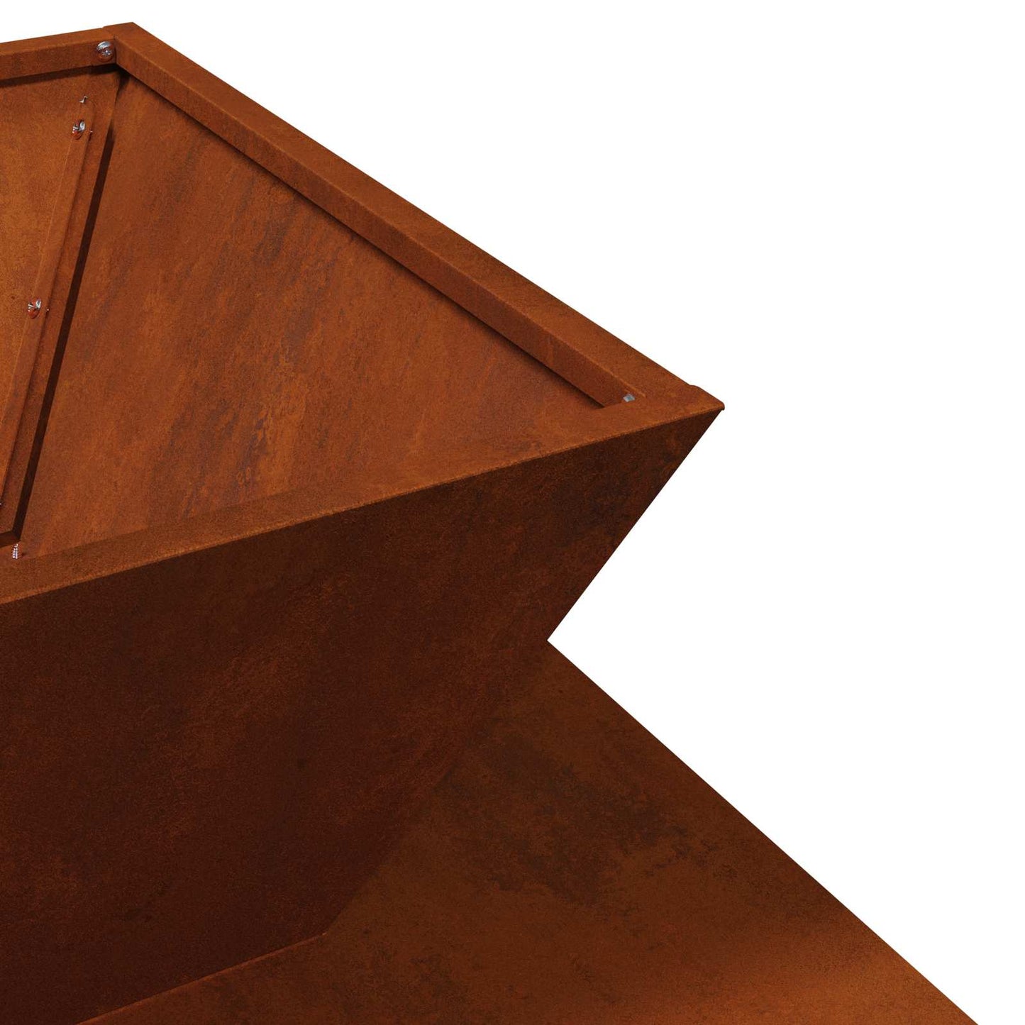 vidaXL Φωτιά Σκ rusty 50 x 50 x 40 cm