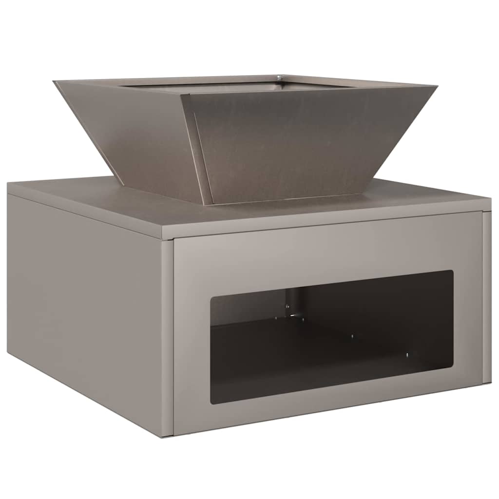 vidaXL Φωτιά Σκ rusty 50 x 50 x 40 cm Σχάρα καιρός