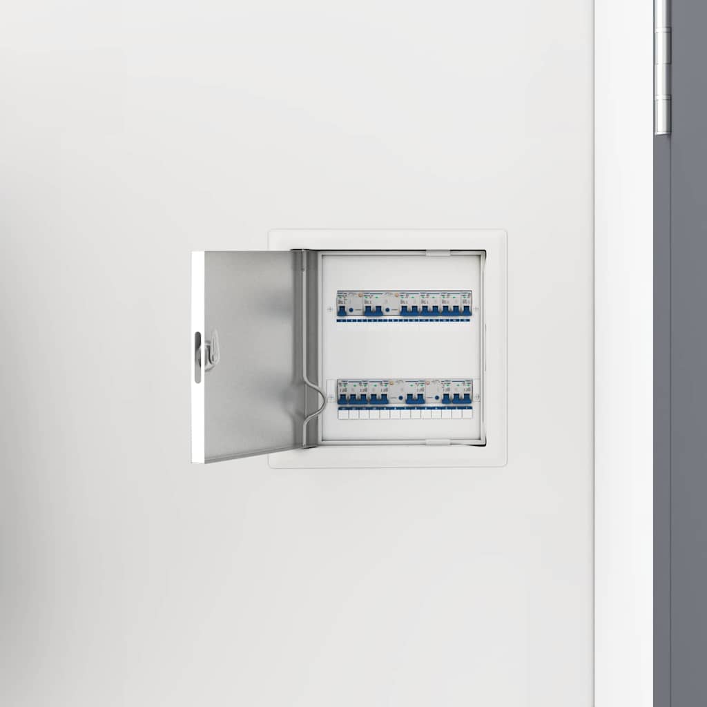 vidaXL Πάνελ Πρόσβασης 2 pcs Λευκό 20 x 20 cm Ατσάλι