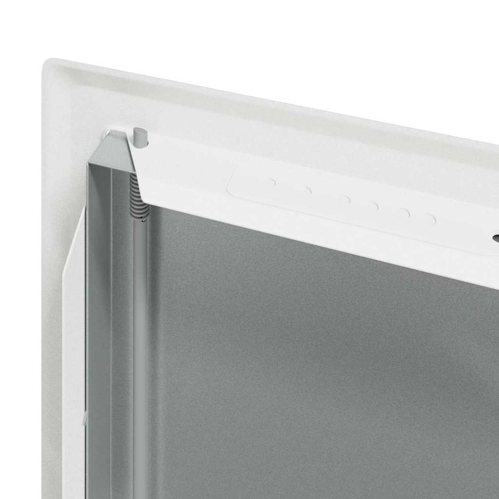 vidaXL Πάνελ Πρόσβασης Λευκό 40 x 40 cm Ατσάλι