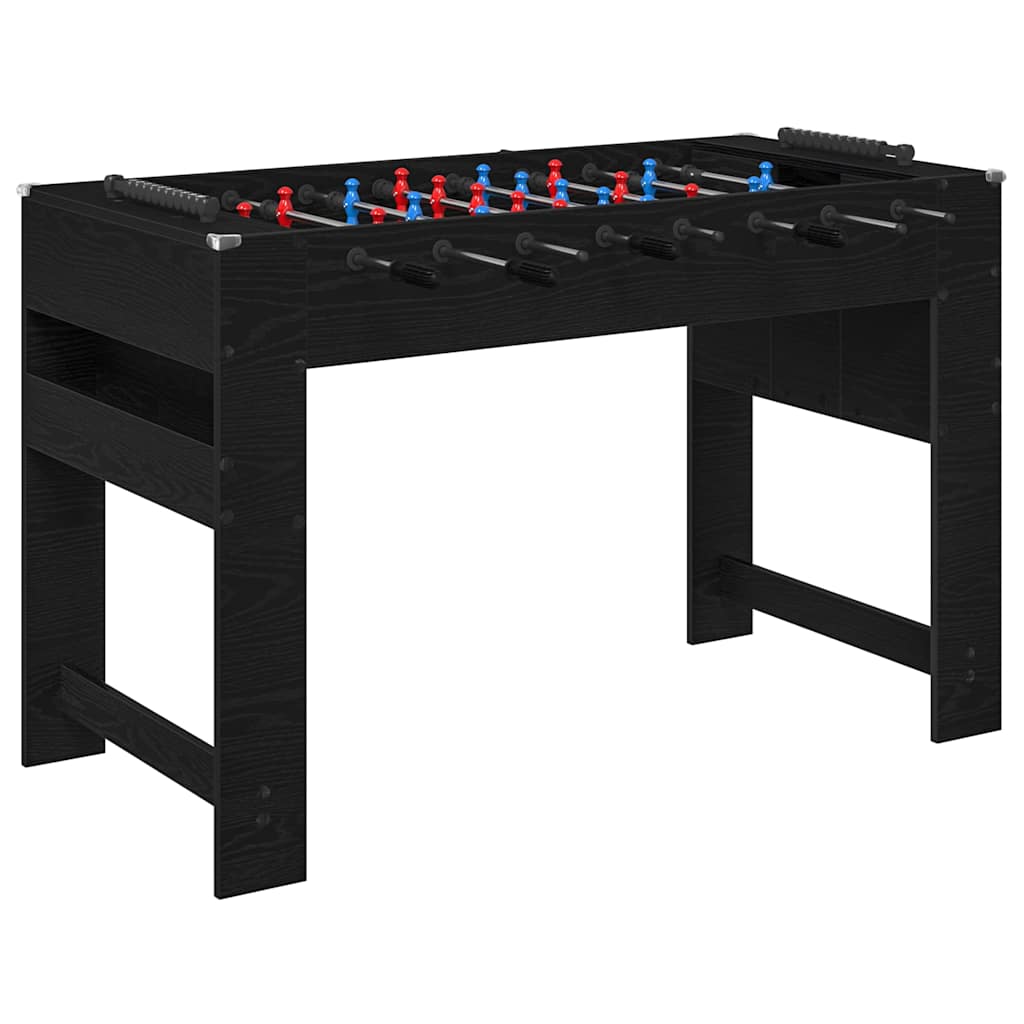 vidaXL Τραπέζι Φουτμπολ Μαύρη Οξυά 125 x 60,5 x 80 εκ.