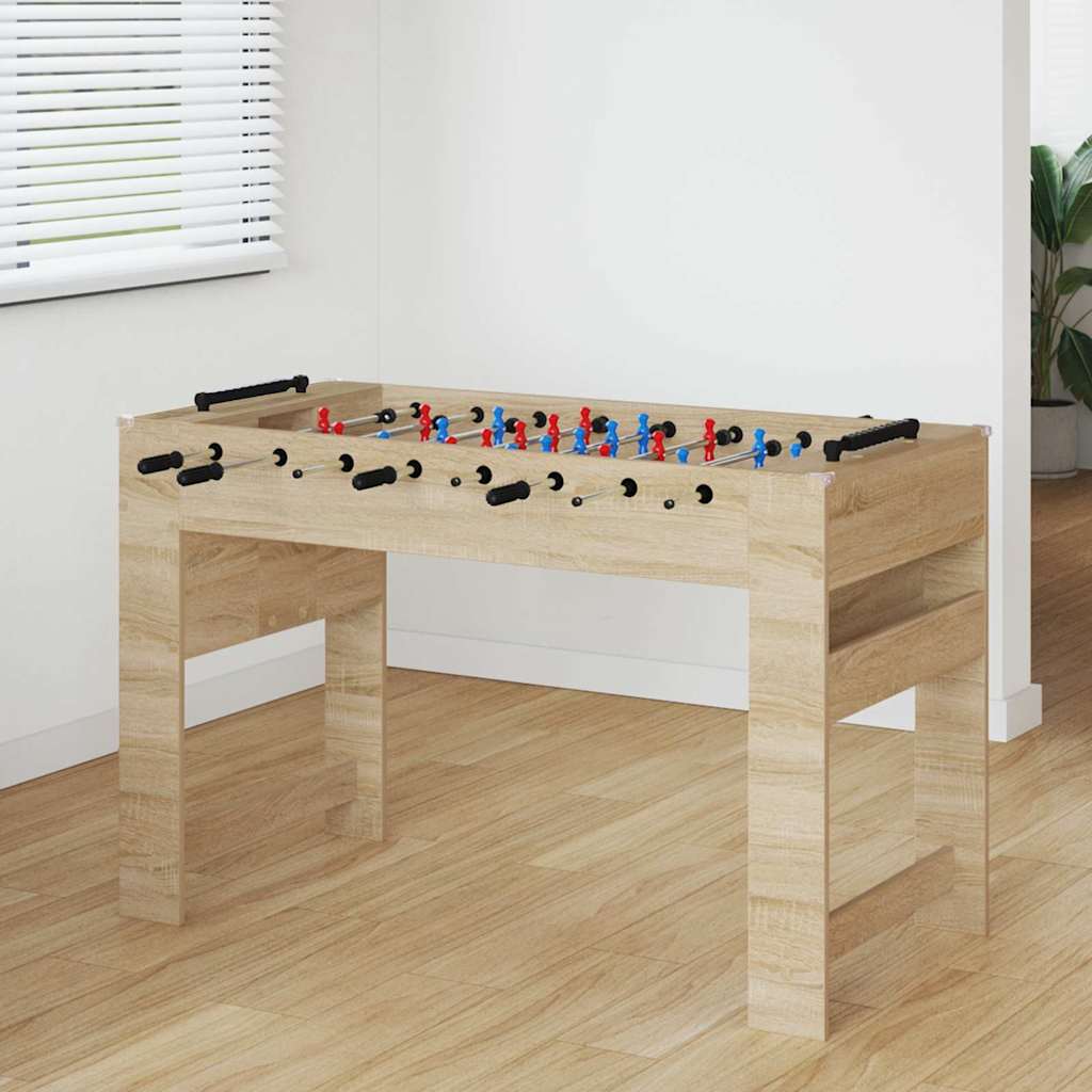 vidaXL Τραπέζι Φουτμπολ Δρύς Sonoma 125 x 60,5 x 80 εκ.