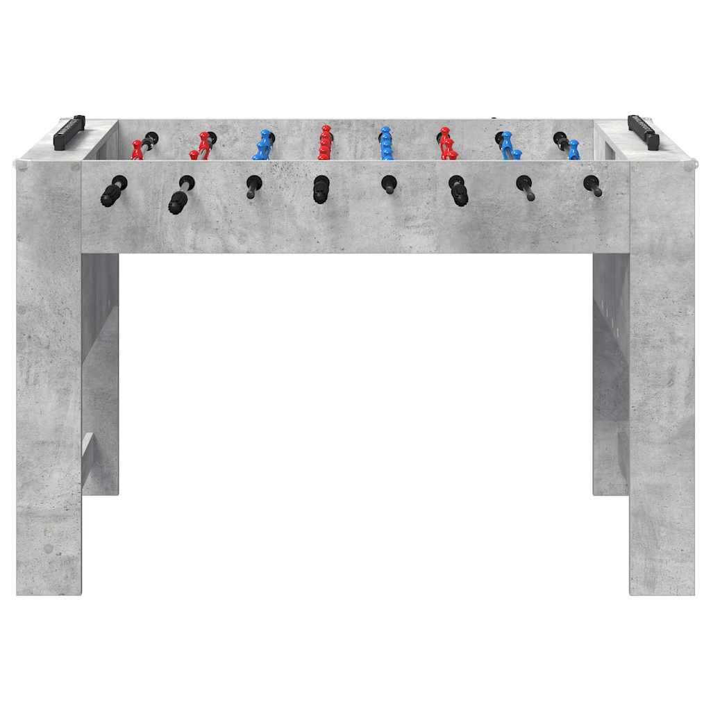 vidaXL Τραπέζι Φουτμπολ Σκυρόδεμα Γκρι 125 x 60,5 x 80 εκ.