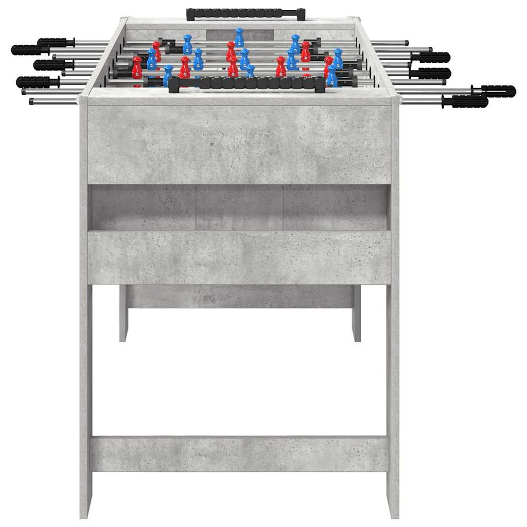 vidaXL Τραπέζι Φουτμπολ Σκυρόδεμα Γκρι 125 x 60,5 x 80 εκ.