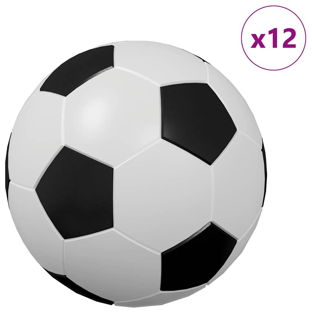 vidaXL Τραπέζια Ποδοσφαίρου 12 pcs Λευκό 3,6 x 3,6 εκ. Πολυπροπυλένιο