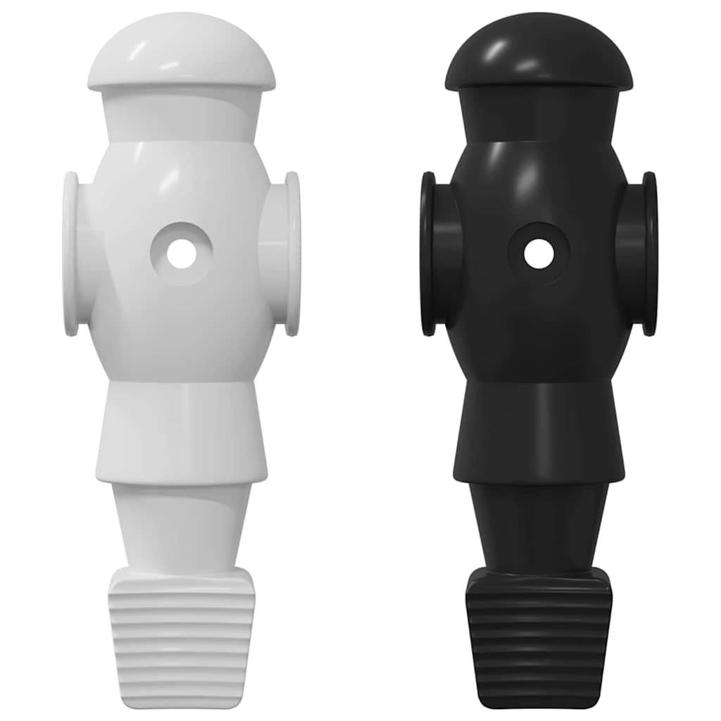 vidaXL Παίκτες ποδοσφαίρου 24 pcs Μαύρο και Λευκό 3,6 x 3,1 x 10,8 εκ.