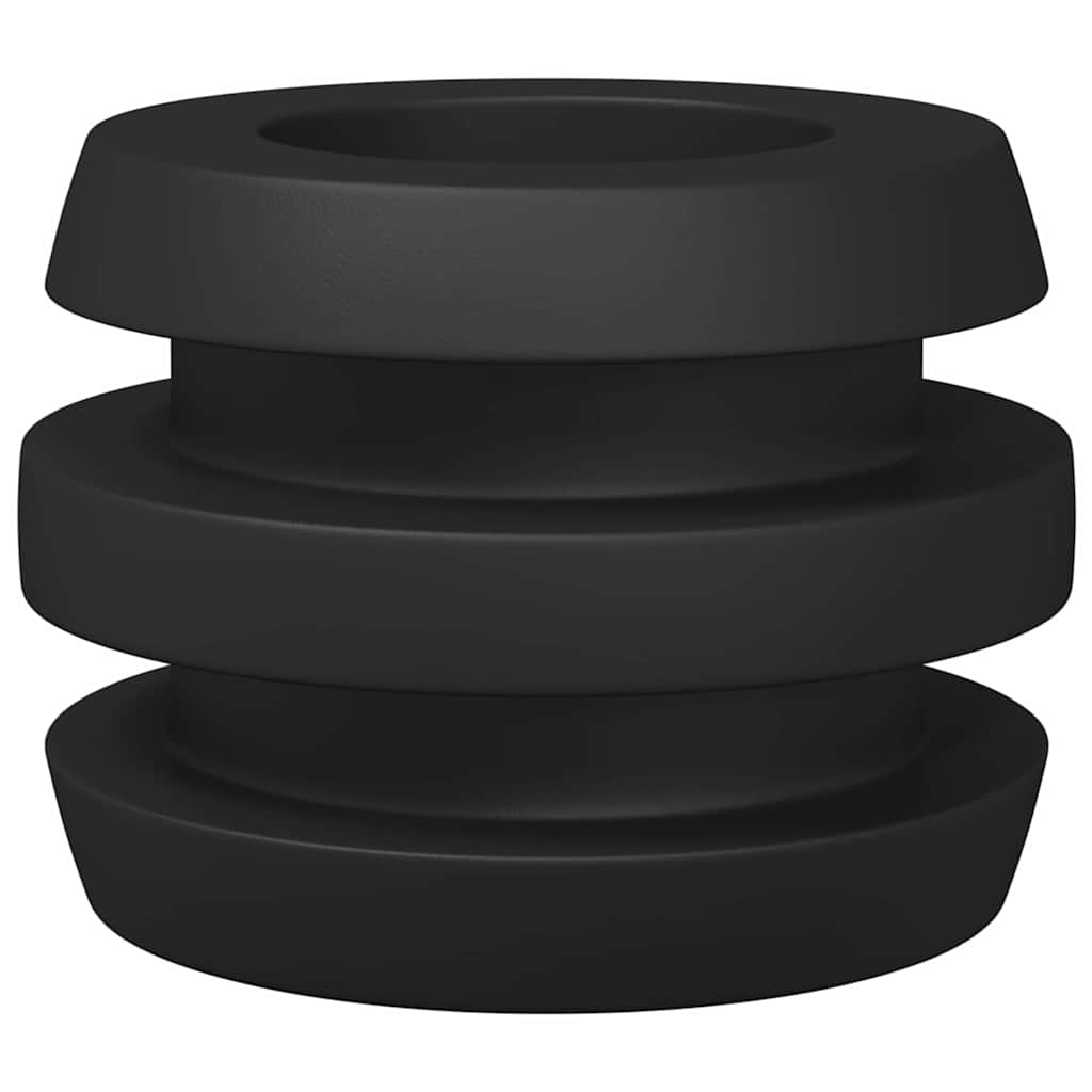 vidaXL Στηρίγματα Σαλαγκάρας 16 pcs Μαύρο 3 x 3 x 2 εκ TPE