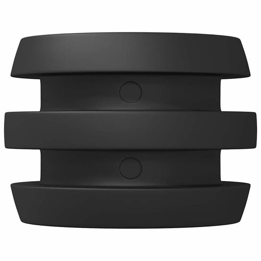 vidaXL Στηρίγματα Σαλαγκάρας 16 pcs Μαύρο 3 x 3 x 2 εκ TPE