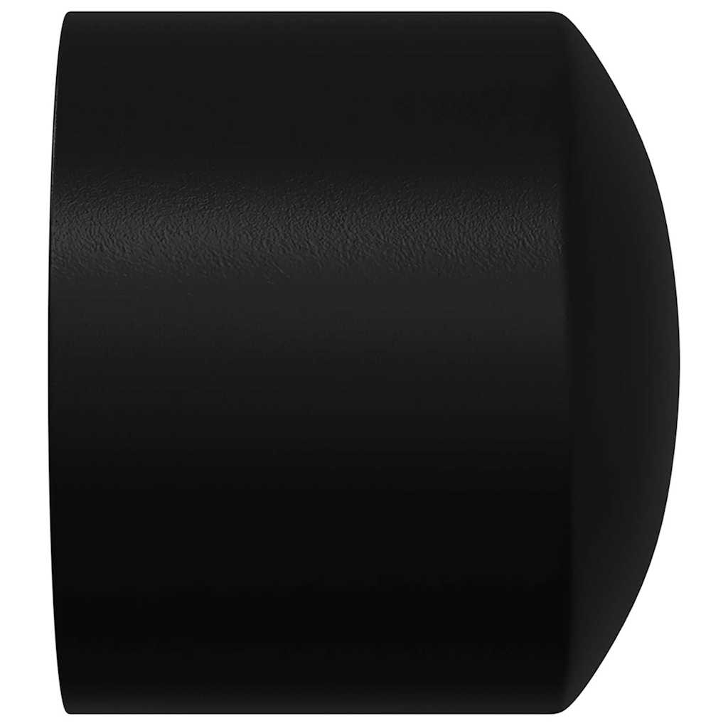 vidaXL Καπάκια τραπεζιού φουτμπολ 10 pcs Μαύρο 1,9 x 1,9 x 1,6 εκ. PP