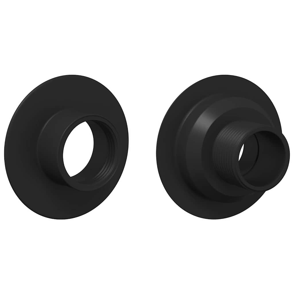 vidaXL Ρουλεμάν τραπεζιού ποδοσφαίρου 10 pcs Μαύρο 5 x 5 x 2,8 εκ. PP