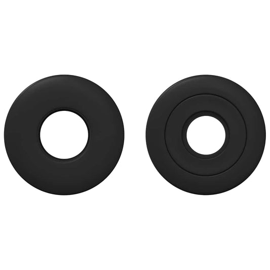 vidaXL Ρουλεμάν τραπεζιού ποδοσφαίρου 10 pcs Μαύρο 5 x 5 x 2,8 εκ. PP