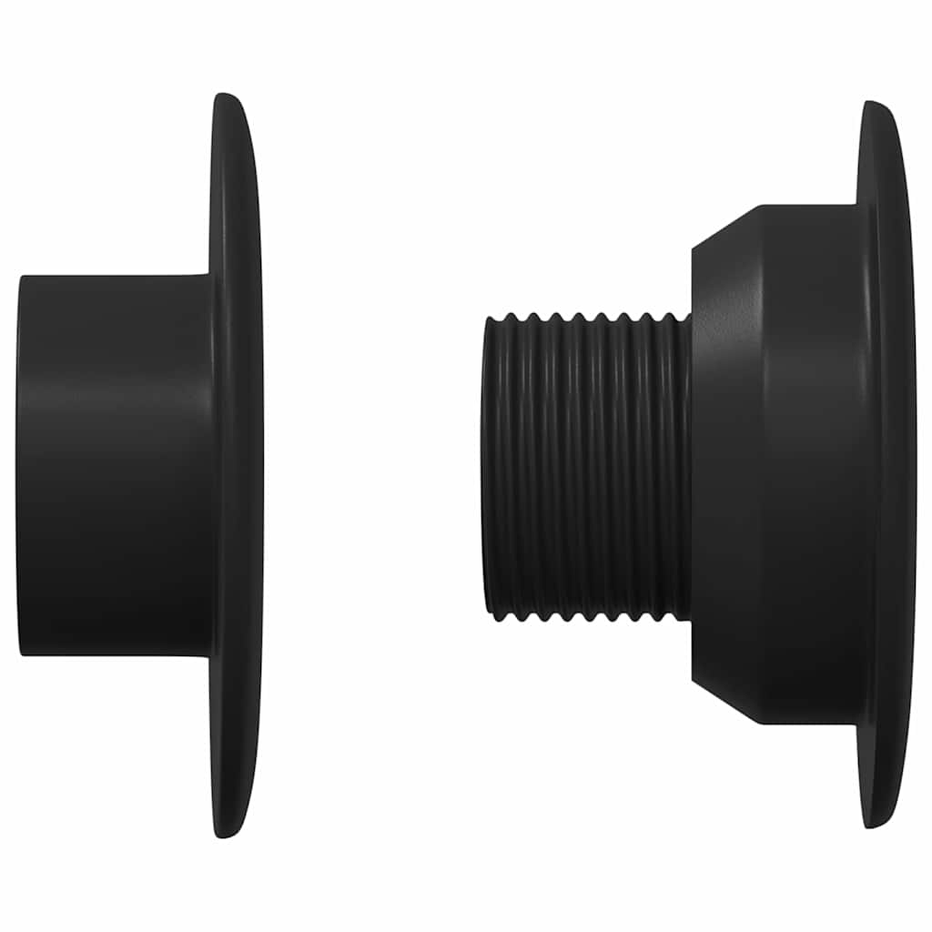 vidaXL Ρουλεμάν τραπεζιού ποδοσφαίρου 10 pcs Μαύρο 5 x 5 x 2,8 εκ. PP