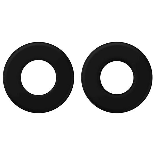 vidaXL Σταματήματα Φουσκωτού Παιχνιδιού 10 pcs Μαύρο 3 x 3 x 1,4 εκ.