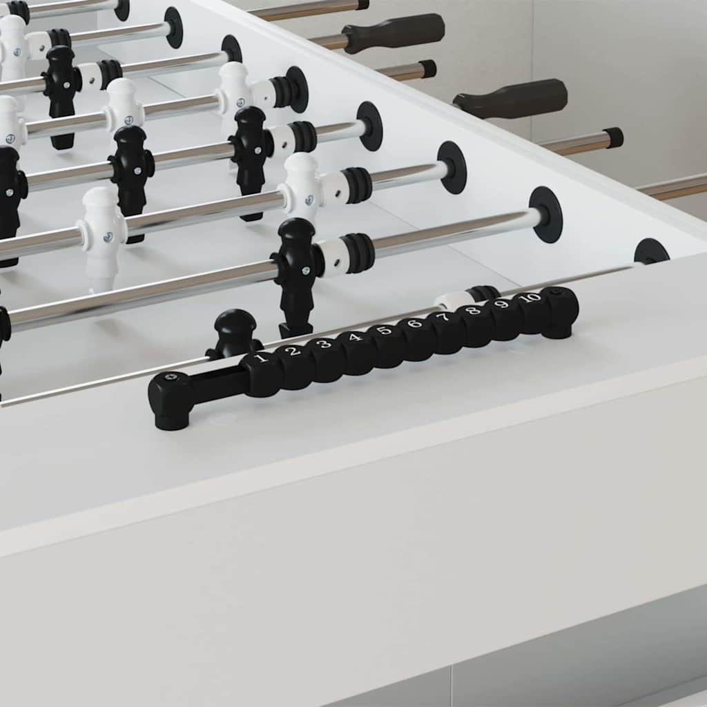 vidaXL Μπρατσάκια ποδοσφαίρου 2 pcs Μαύρο 30 x 2,2 x 2,9 εκ. HIPS