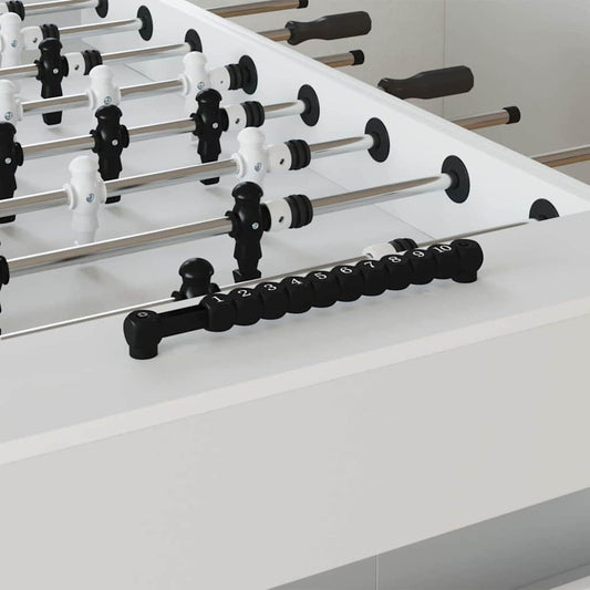 vidaXL Μπρατσάκια ποδοσφαίρου 2 pcs Μαύρο 30 x 2,2 x 2,9 εκ. HIPS