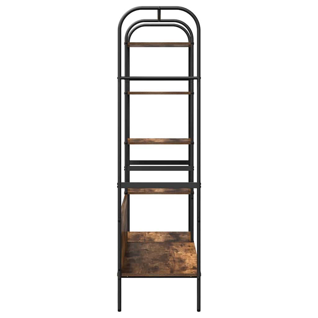 vidaXL Ράφι Ρούχων Καφέ δρυς 120 x 44 x 160 εκ Επεξεργασμένο ξύλο