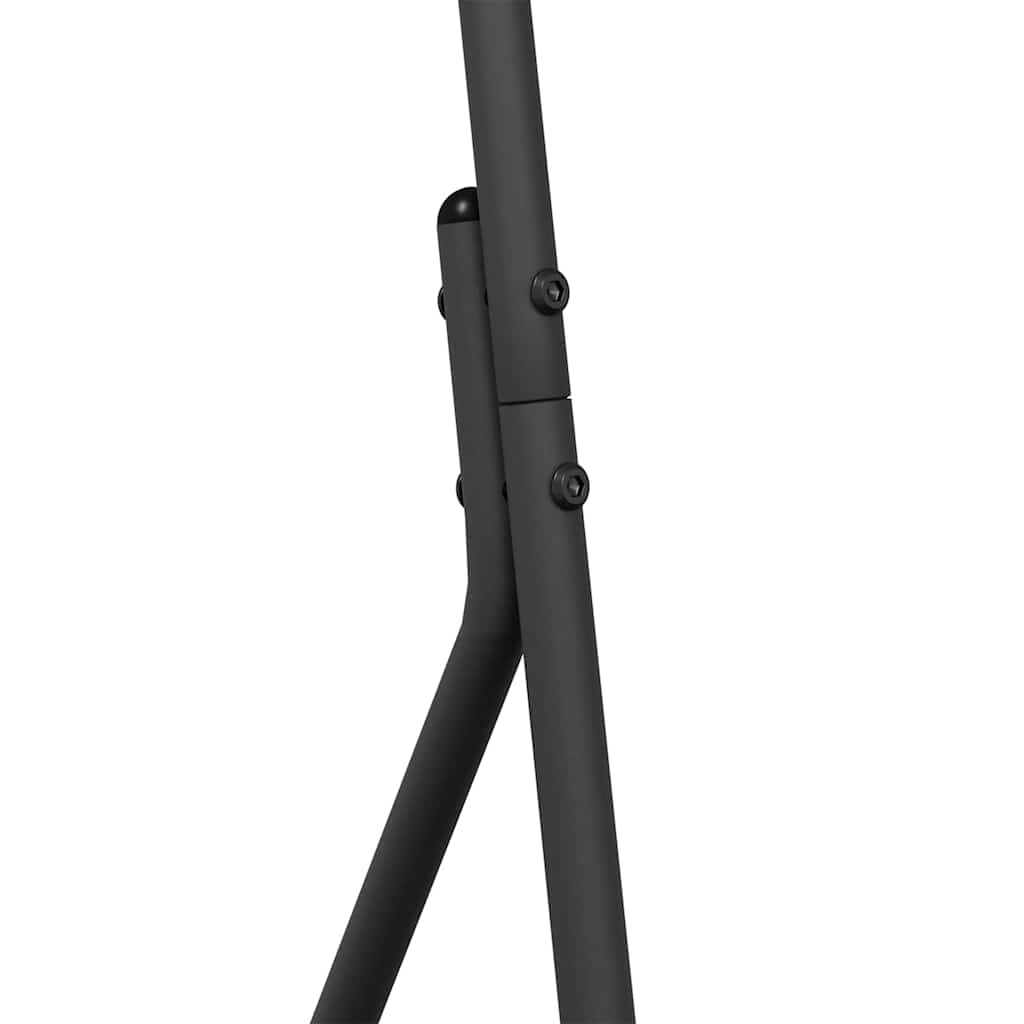 vidaXL Ράφι Ρούχων Μαύρο 60 x 53 x 155 εκ Ατσάλι