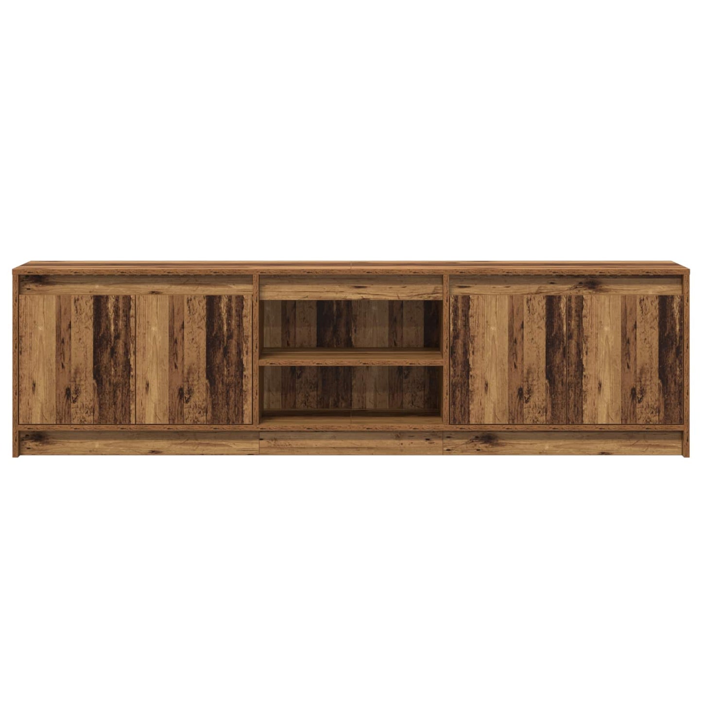 vidaXL Μονάδες TV 2 pcs Καφέ 180 x 34 x 50 εκ Επεξεργασμένο ξύλο