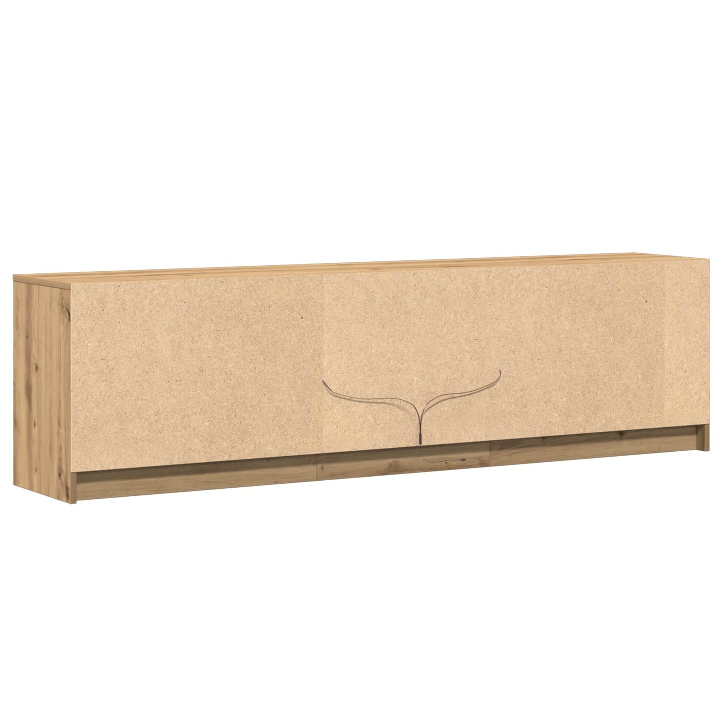 vidaXL Μονάδες TV 2 pcs Καφέ 180 x 34 x 50 εκ Επεξεργασμένο ξύλο