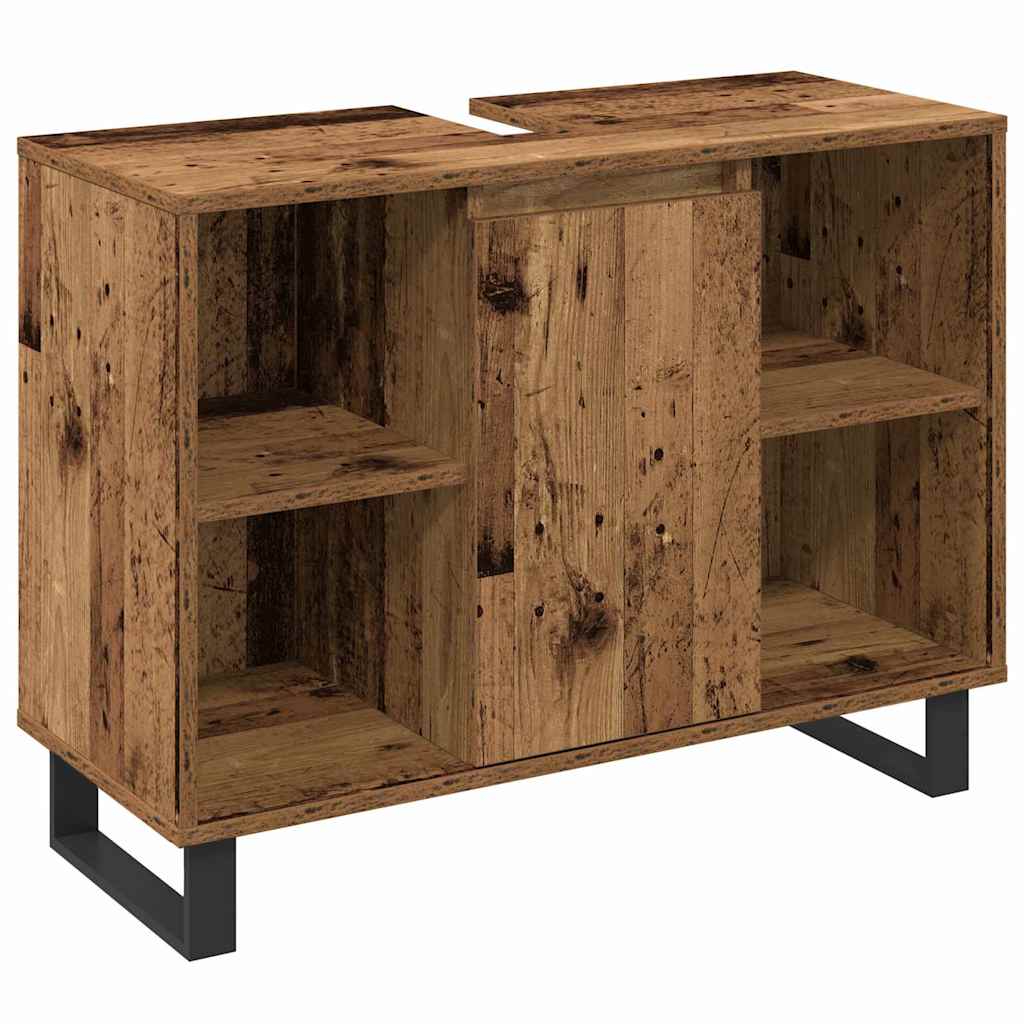 vidaXL Σετ Επίπλων Μπάνιου με αποθήκευση 3 pcs Καφέ 30 x 30 x 180 cm