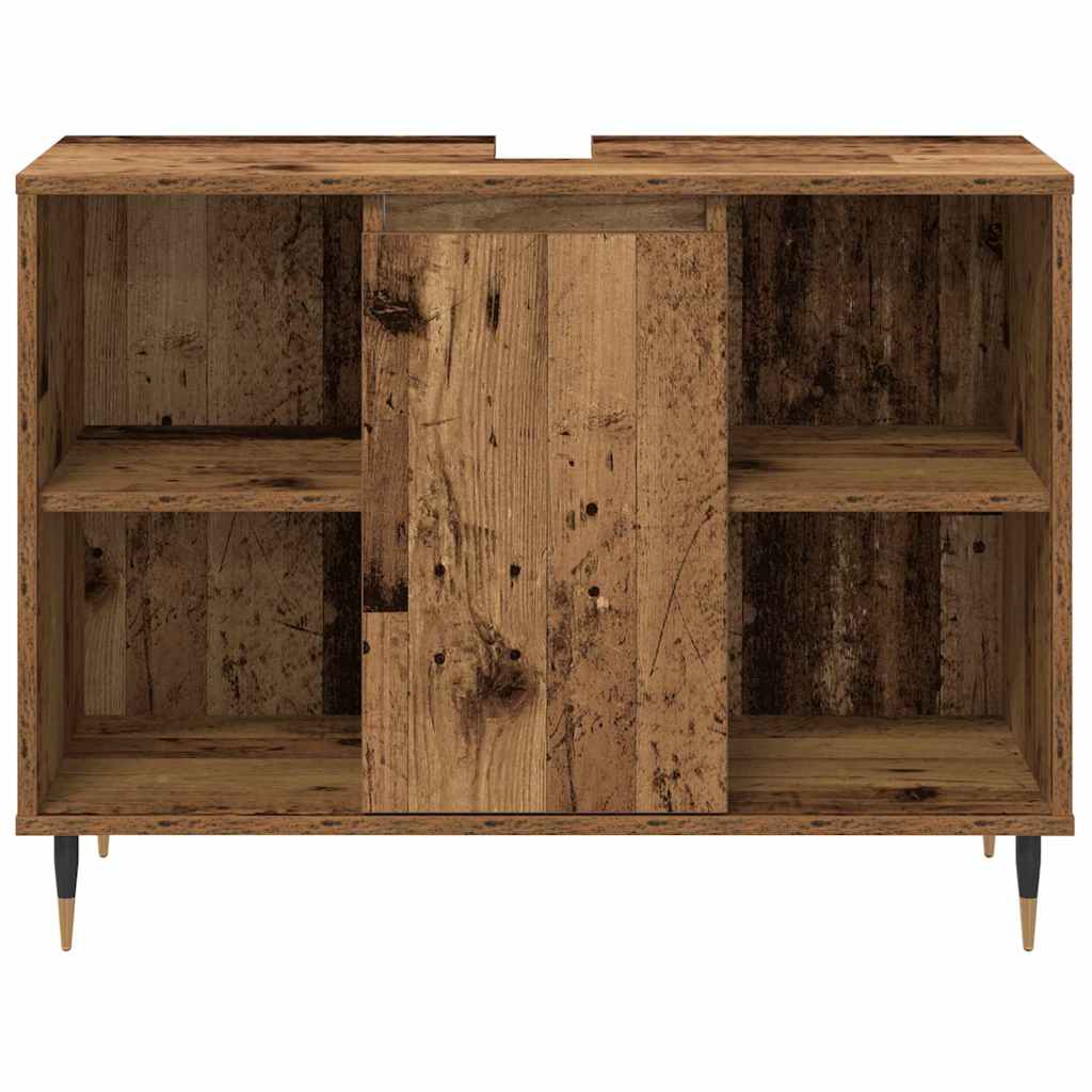 vidaXL Σετ 3 τμχ επίπλων μπάνιου από παλιό ξύλο