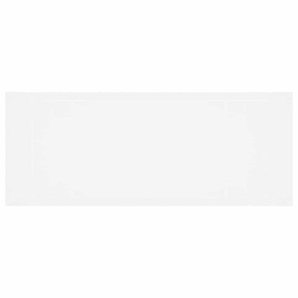 vidaXL Τραπέζι Κήπου Λευκό 250 x 100 x 73 εκ συνθετικό ρατάν