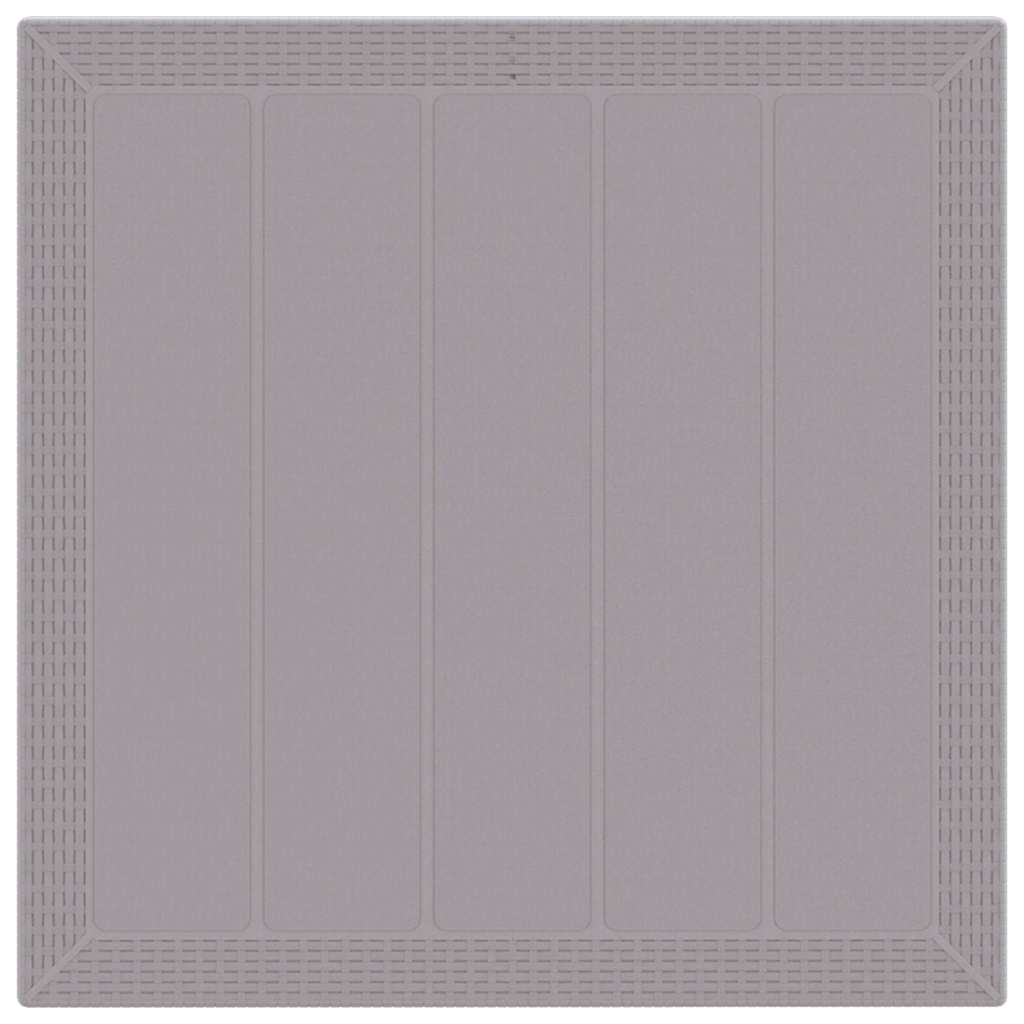 vidaXL Σέτ φαγητού για κήπο 5 pcs Ανοιχτό γκρι Rattan Polt