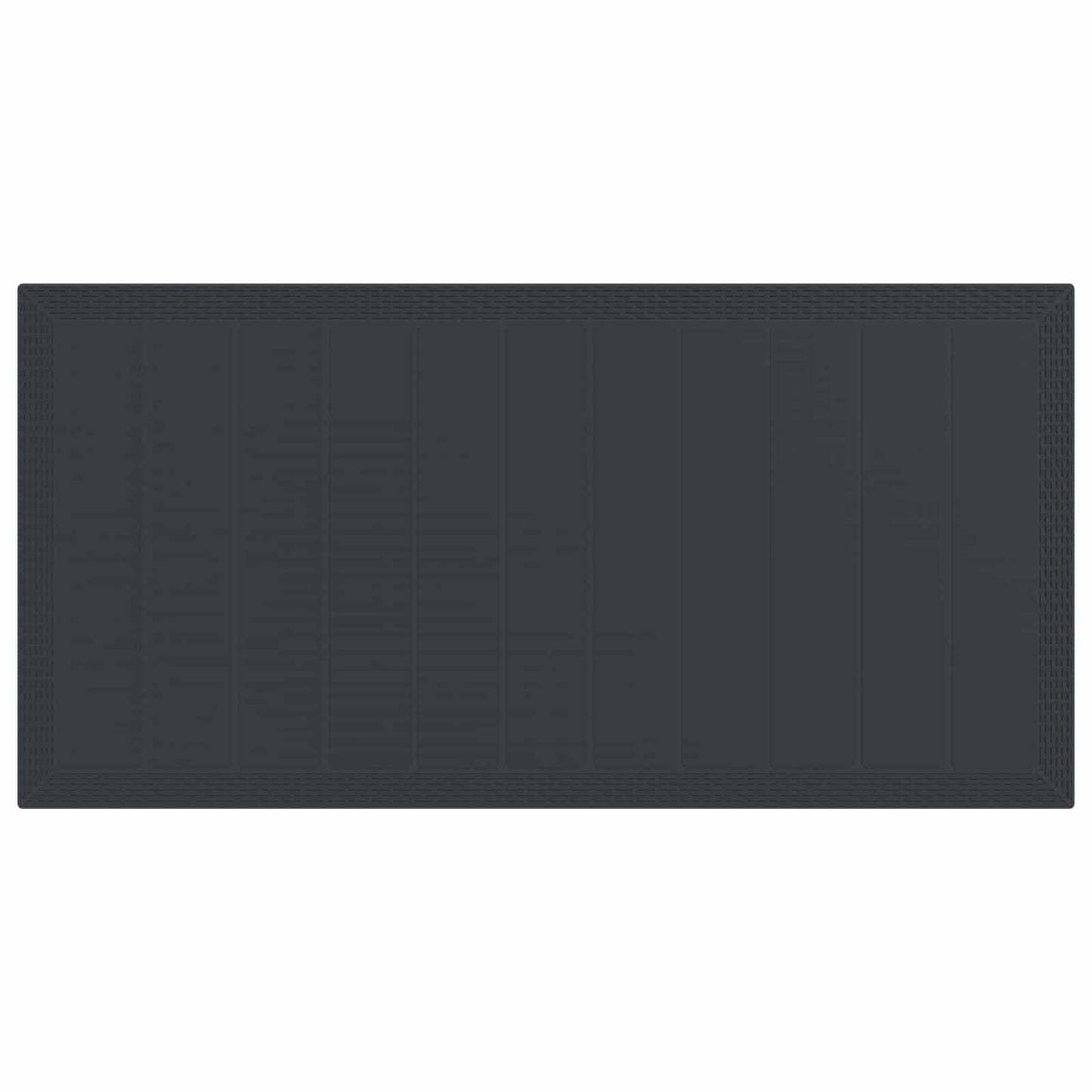 vidaXL Σέτ φαγητού για κήπο 7 pcs Ανθρακί Πολυπροπυλένιο