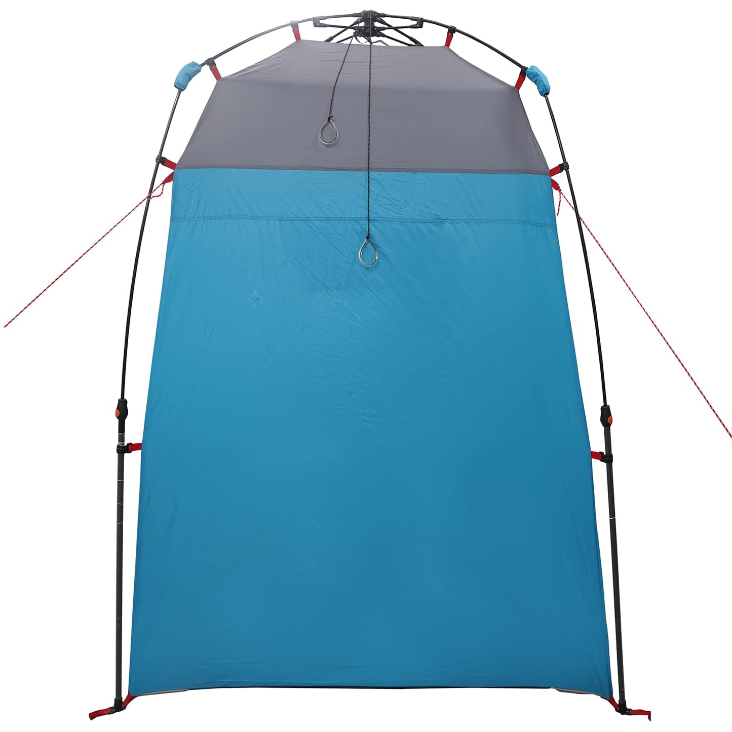 vidaXL Τέντα Ντους με αποθήκευση Μπλε 160 x 160 x 227 εκ. Ατσάλι