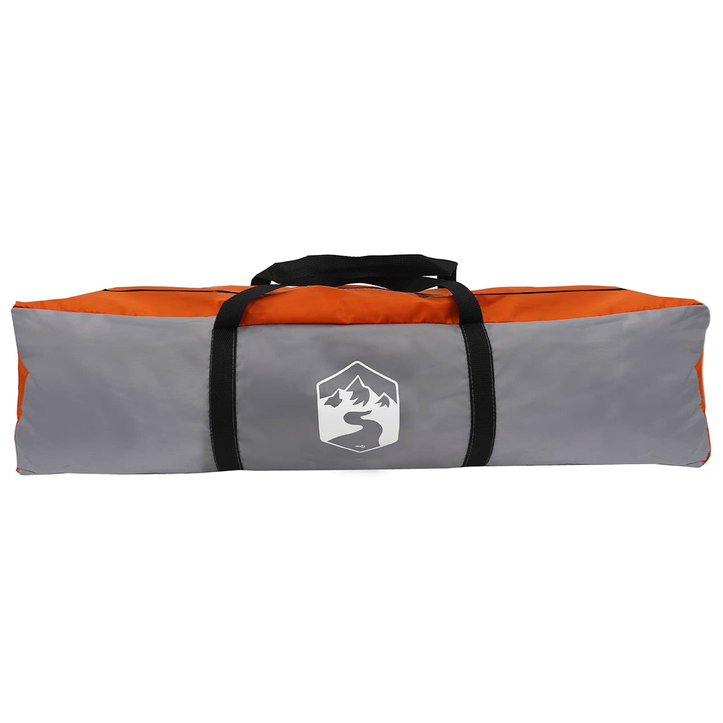 vidaXL Τέντα Ντους Γκρι και Πορτοκαλί 160 x 160 x 227 εκ. Ατσάλι