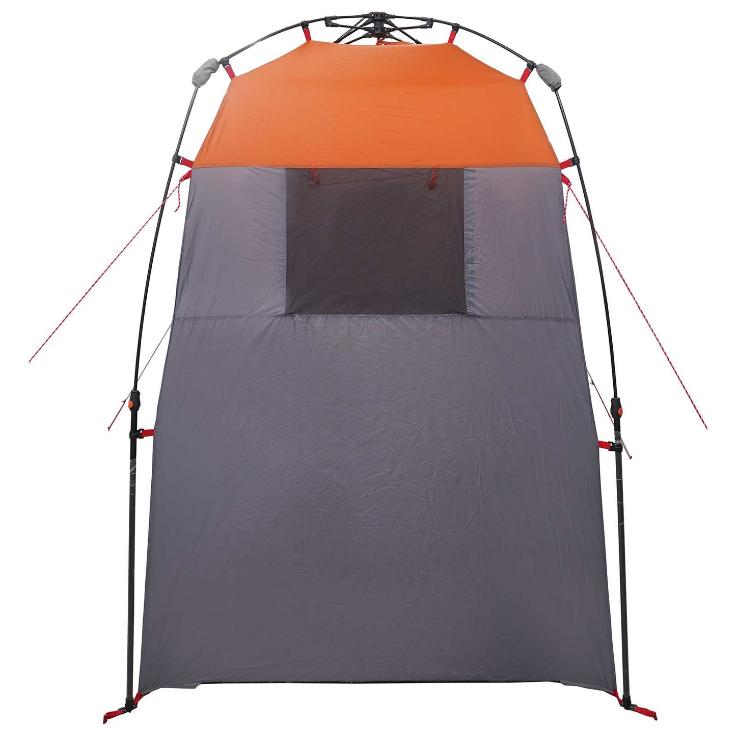 vidaXL Τέντα Ντους Γκρι και Πορτοκαλί 160 x 160 x 227 εκ. Ατσάλι