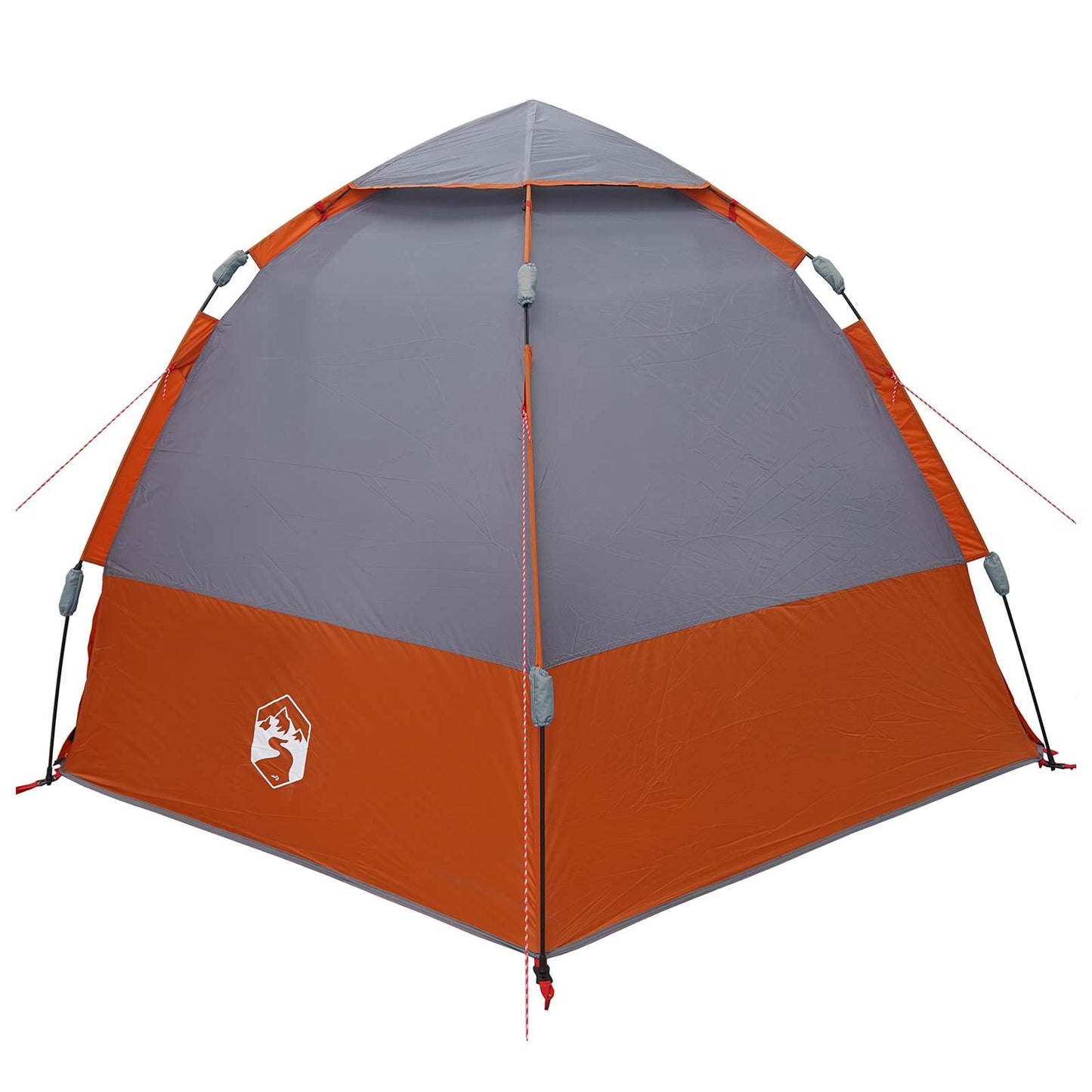 vidaXL Αυτόματη Τέντα Γκρι και Πορτοκαλί 280 x 280 x 160 εκ Ατσάλι