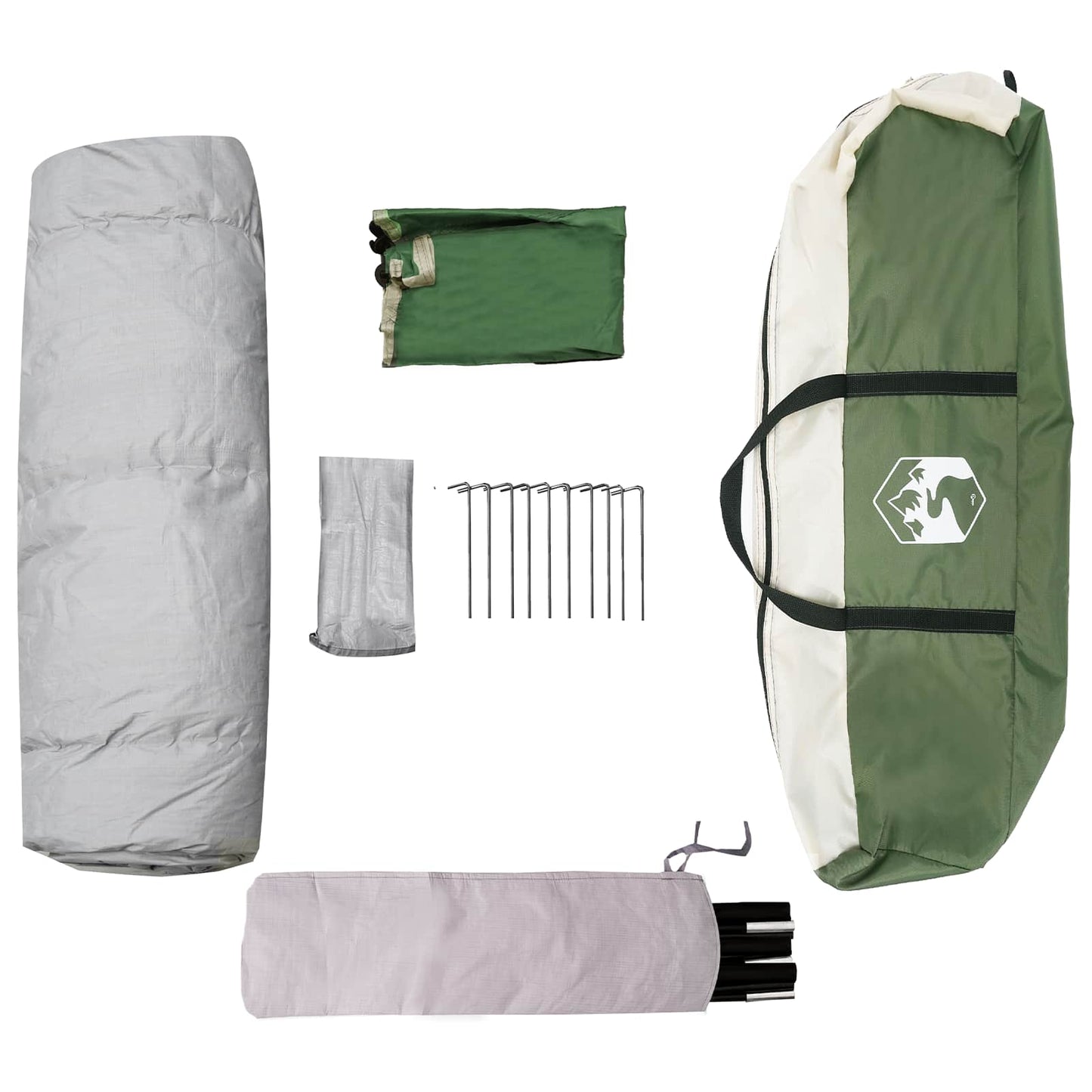 vidaXL Αυτόνομη σκηνή με αδιάβροχη επικάλυψη για 3 άτομα με γρήγορη απελευθέρωση