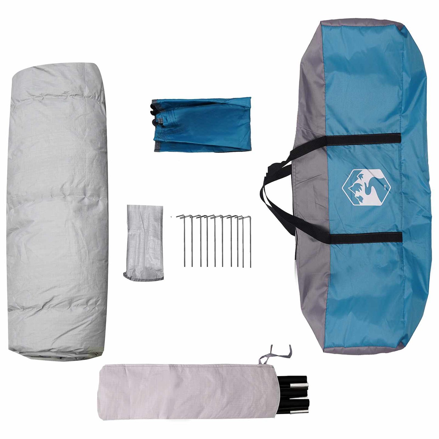 vidaXL Αυτόνομη σκηνή με αδιάβροχη επικάλυψη για 3 άτομα με γρήγορη απελευθέρωση