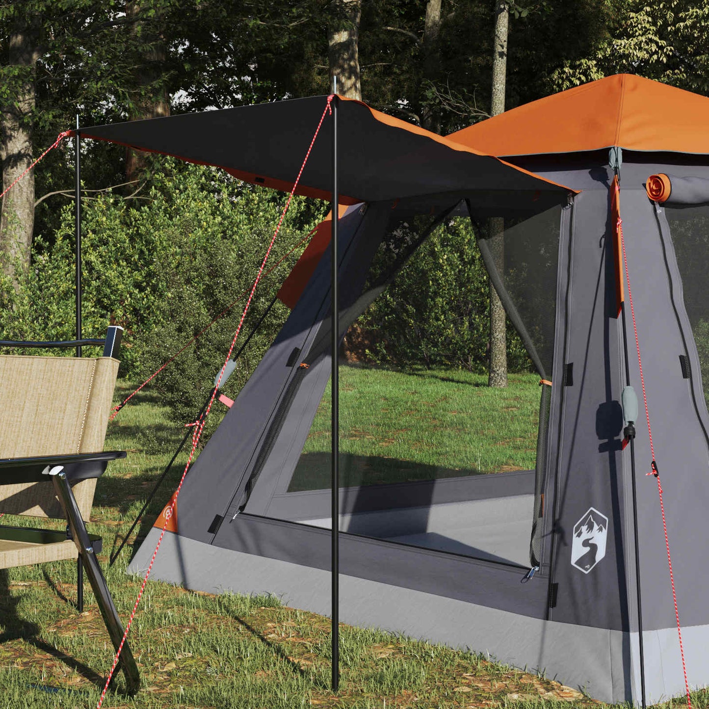 vidaXL Αυτόνομη σκηνή με αδιάβροχη επικάλυψη για 3 άτομα με γρήγορη απελευθέρωση