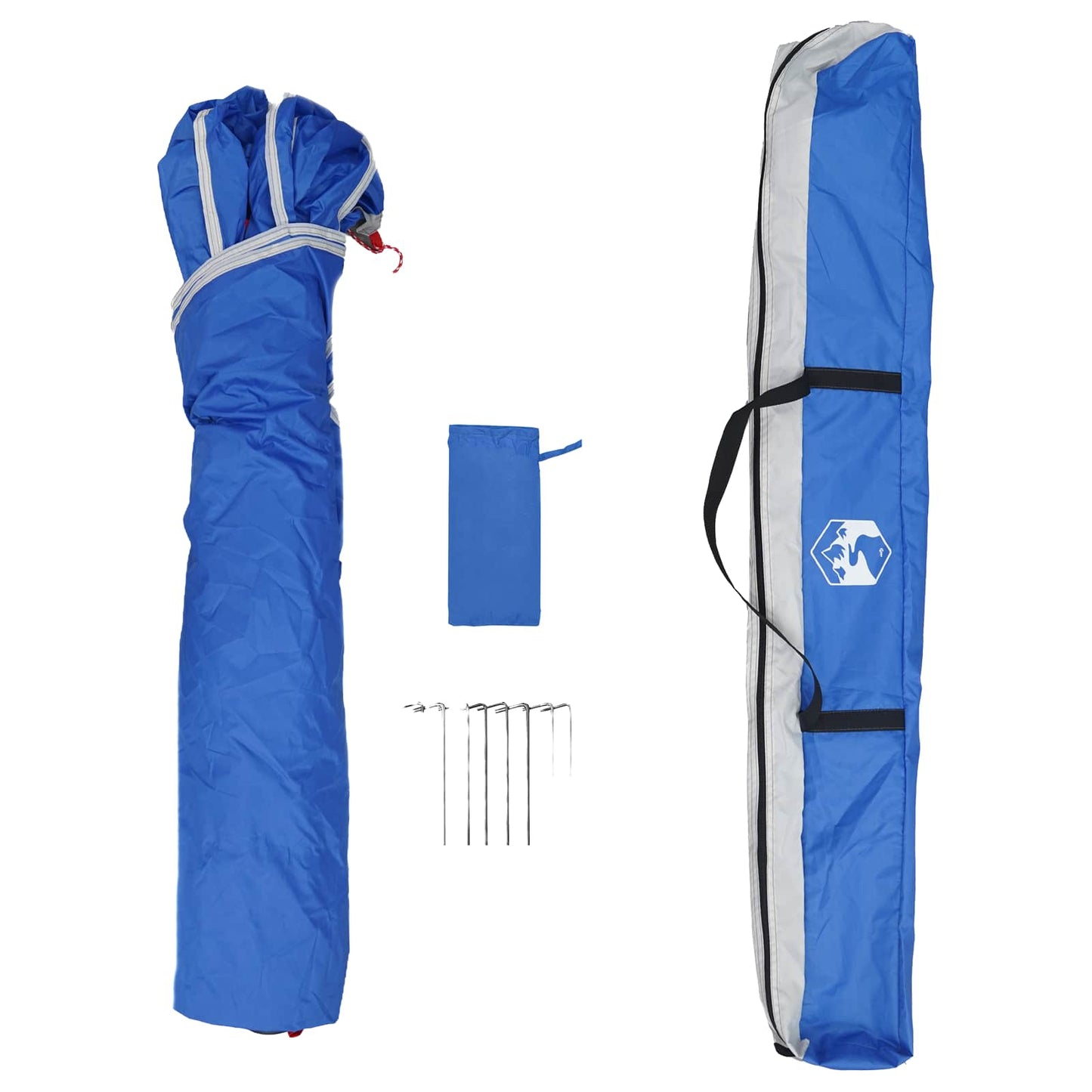 vidaXL Αυτόματη Τέντα Αζούρ Μπλε 260 x 260 x 197 εκ. Ατσάλι