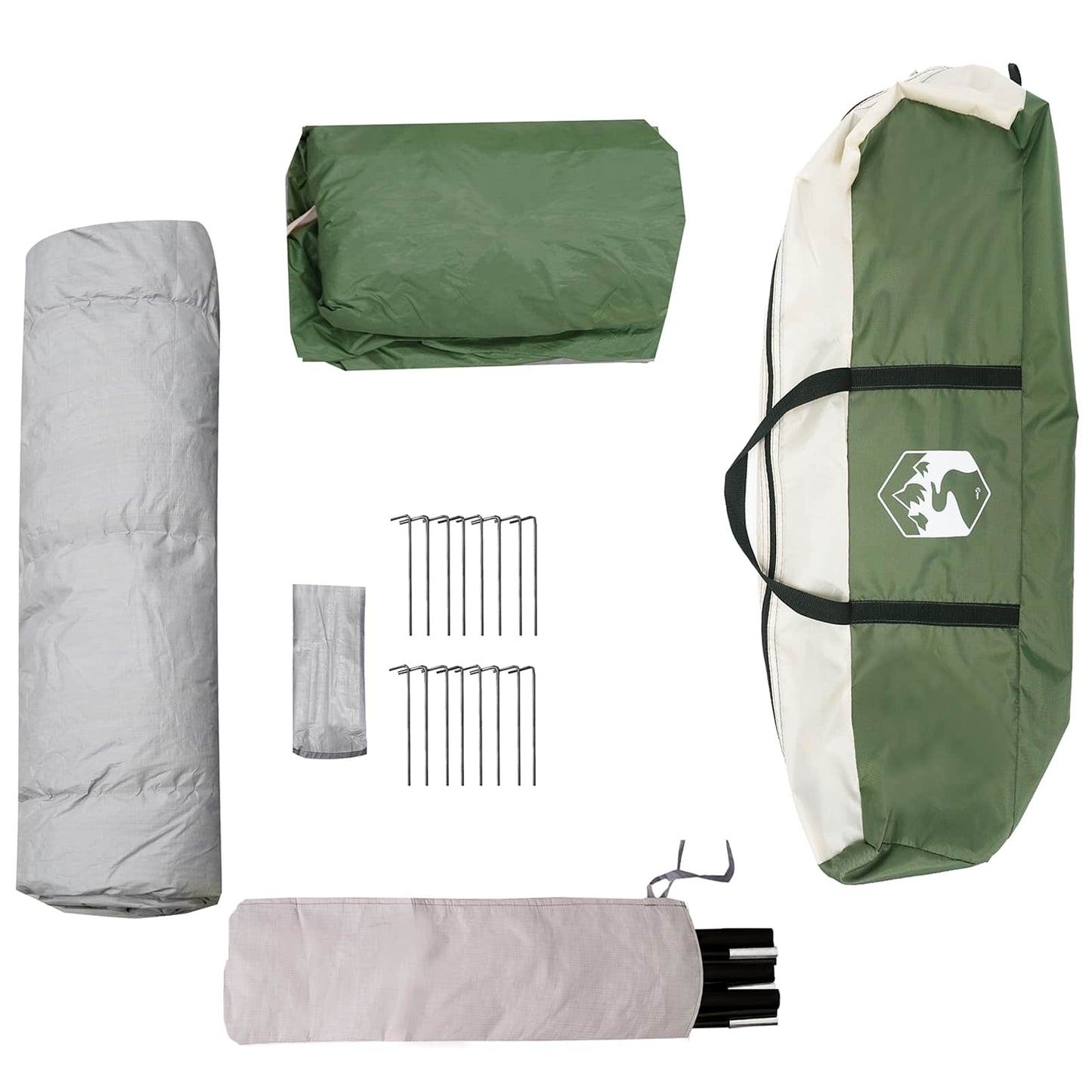 vidaXL Αυτόματη Τέντα ALTA Πράσινο 458 x 458 x 230 εκ Ατσάλι