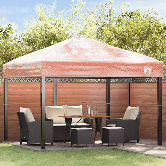 vidaXL Αντικατάσταση Κάλυψης Γκαζebo 300 x 300 x 26 εκ Διαφανές PVC