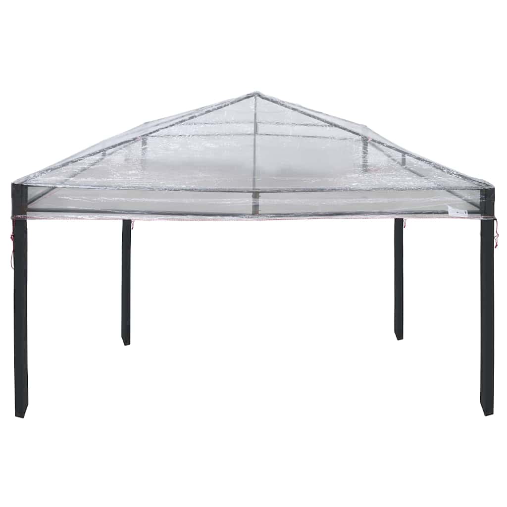 vidaXL Αντικατάσταση Κάλυψης Γκαζebo 300 x 300 x 26 εκ Διαφανές PVC