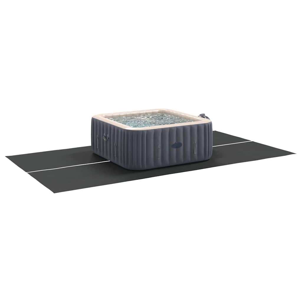 vidaXL Ορθογώνιο Κάλυμμα Πισίνας Μαύρο 420 x 220 cm Πλαστικό